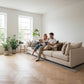 Lusso Carrara Luxe Invisible Oiled Oak Herringbone Engineered Wood Flooring