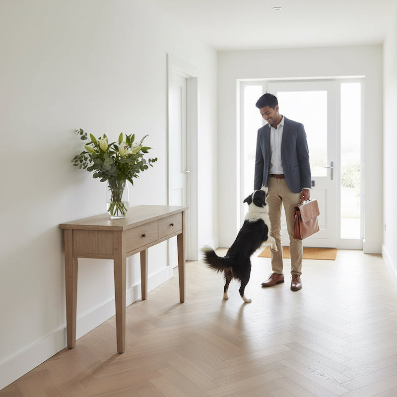 Lusso Carrara Luxe Tivoli Herringbone Engineered Oak