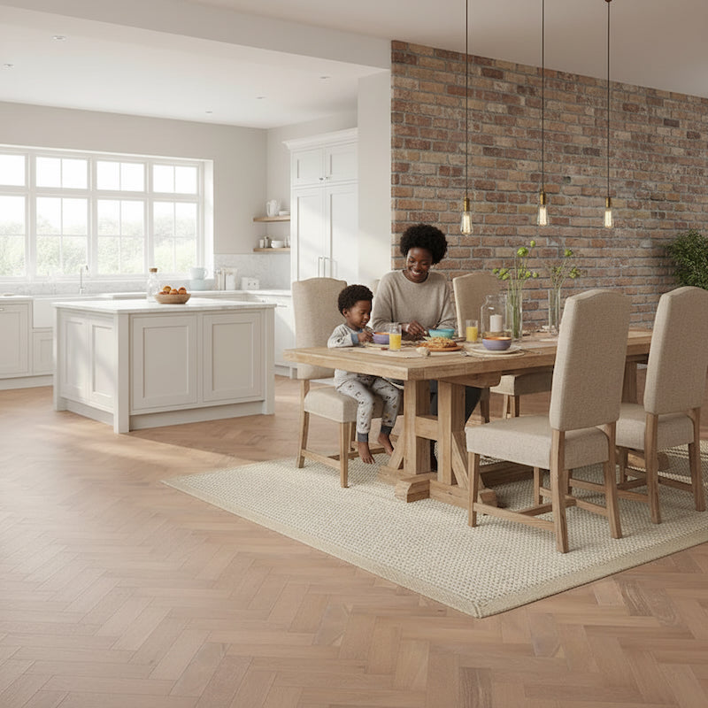 Lusso Carrara Luxe Tivoli Herringbone Engineered Oak