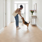 Lusso Carrara Luxe Unfinished Oak Herringbone Engineered Wood Flooring