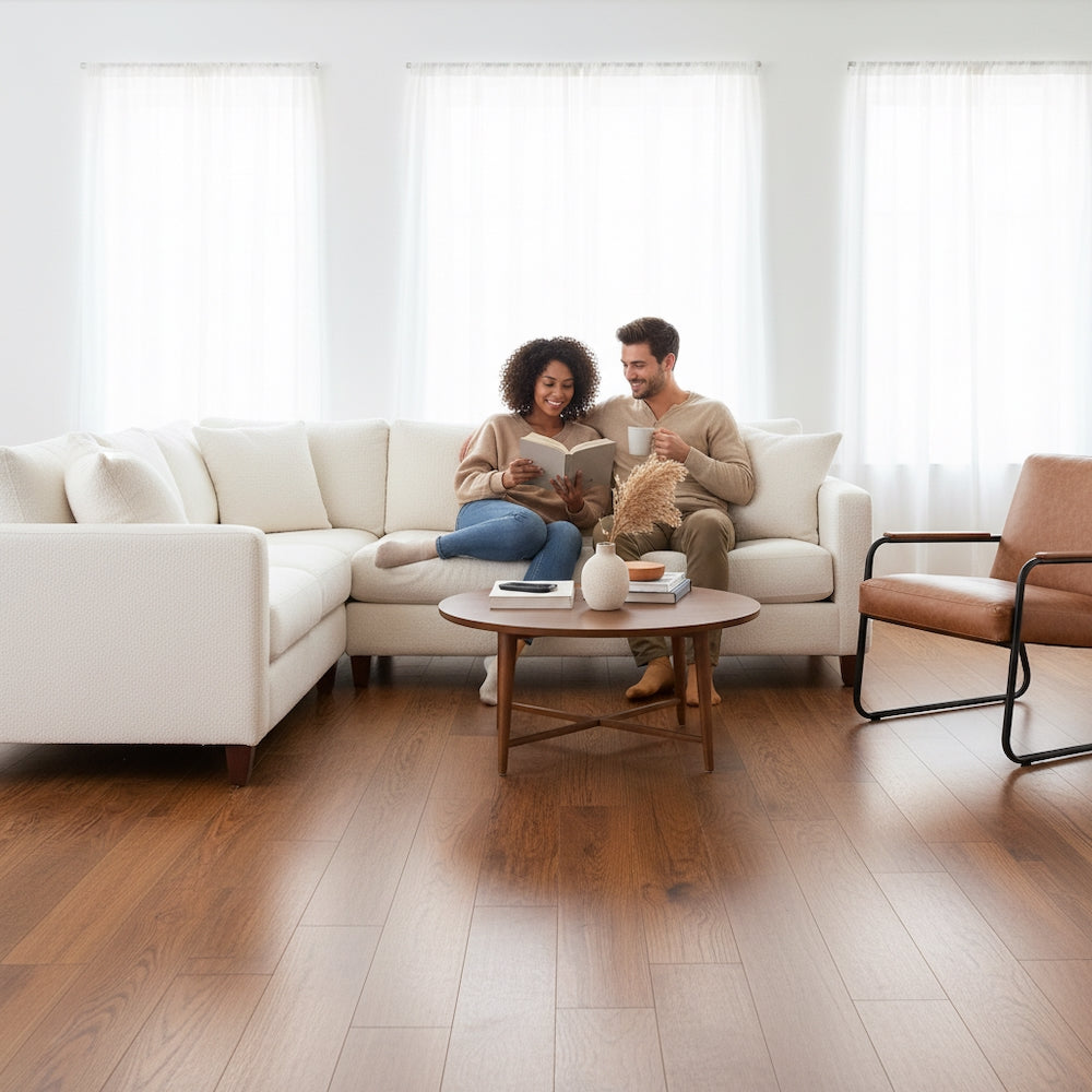 Lusso Carrara Sable Engineered Oak