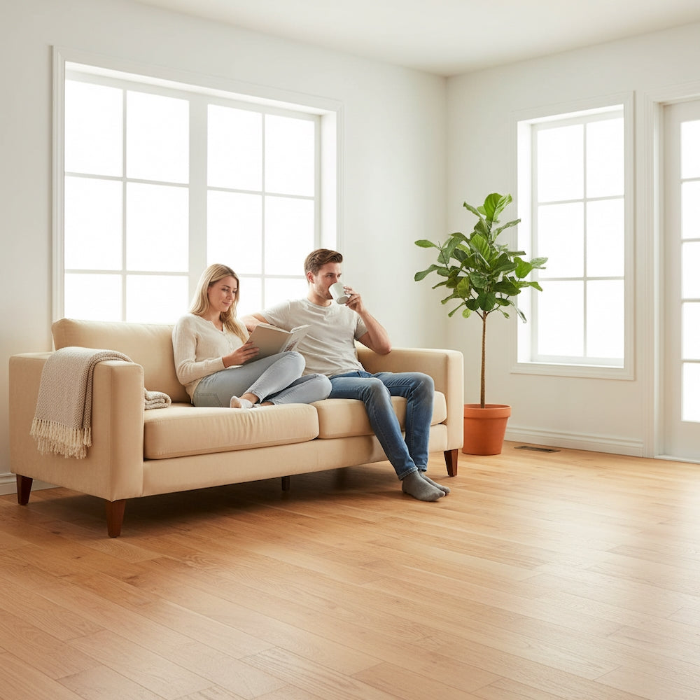 Lusso Carrara Sunbeam Engineered Oak