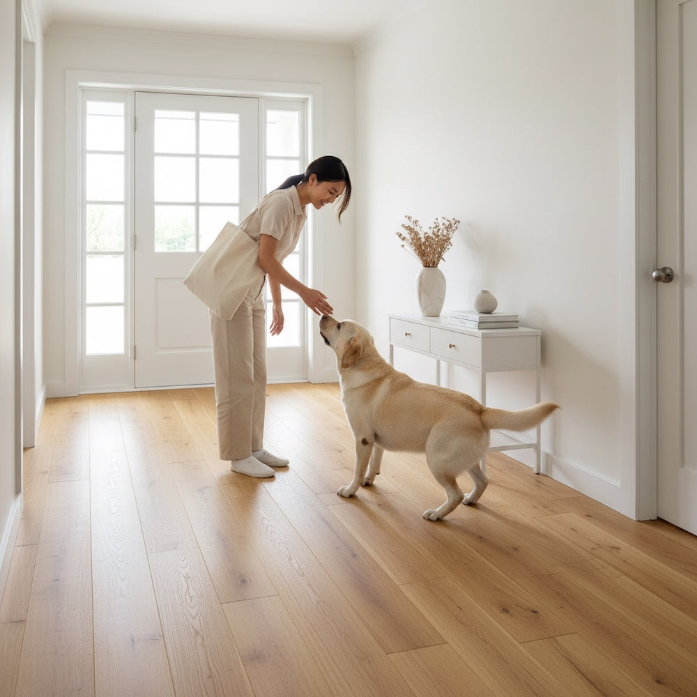 Lusso Catania Natural Brushed & Oiled Engineered Oak 190mm