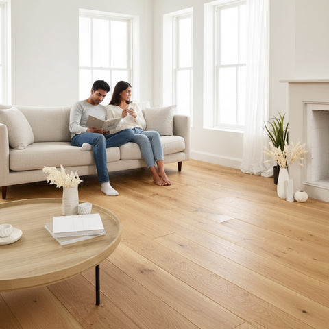 Lusso Catania Natural Brushed & Oiled Engineered Oak 190mm