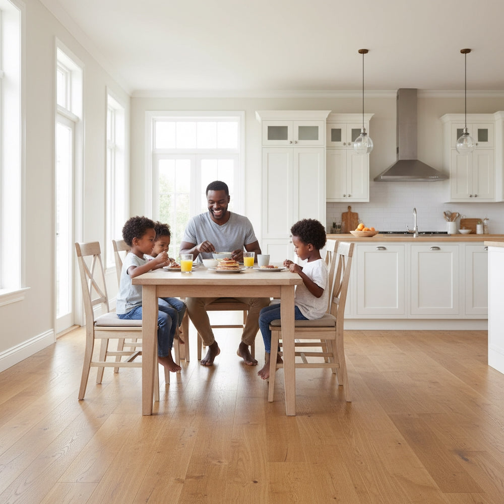 Lusso Catania Smoked Brushed & Lacquered Engineered Oak 190mm