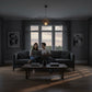 Lusso Como Nero Elegante Dark Smoked Engineered Oak Flooring