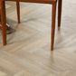 Lusso Bari Liberty Elm Herringbone Glue Down LVT Vinyl Flooring
