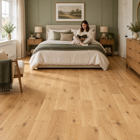 Lusso Flooring Modena Natural Brushed & Oiled Engineered Oak 150mm