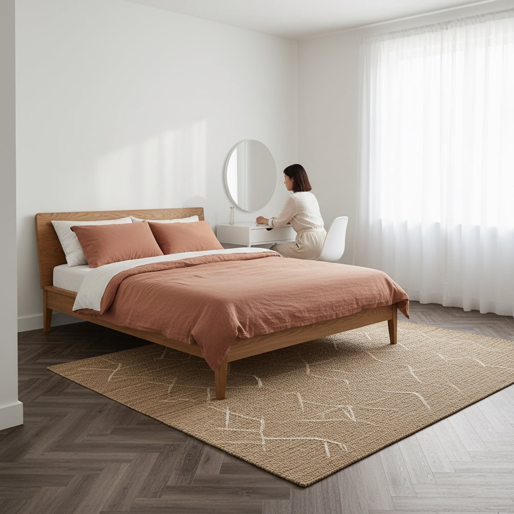Lusso Flooring Portofino Herringbone Port Oak Glue Down LVT Vinyl