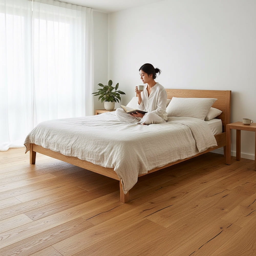 Lusso Flooring Trento Distressed Natural Oiled Engineered Oak 220mm