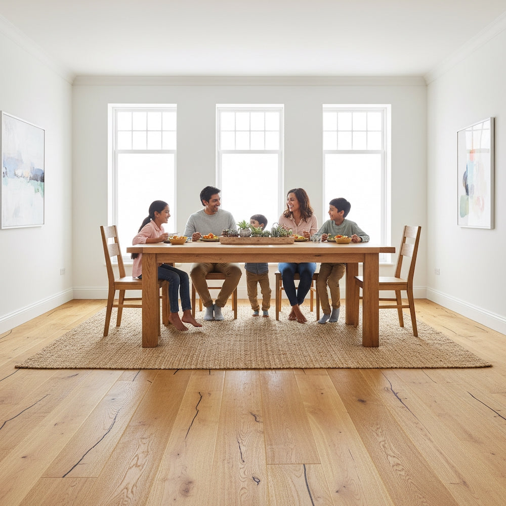 Lusso Flooring Trento Distressed Natural Oiled Engineered Oak 220mm