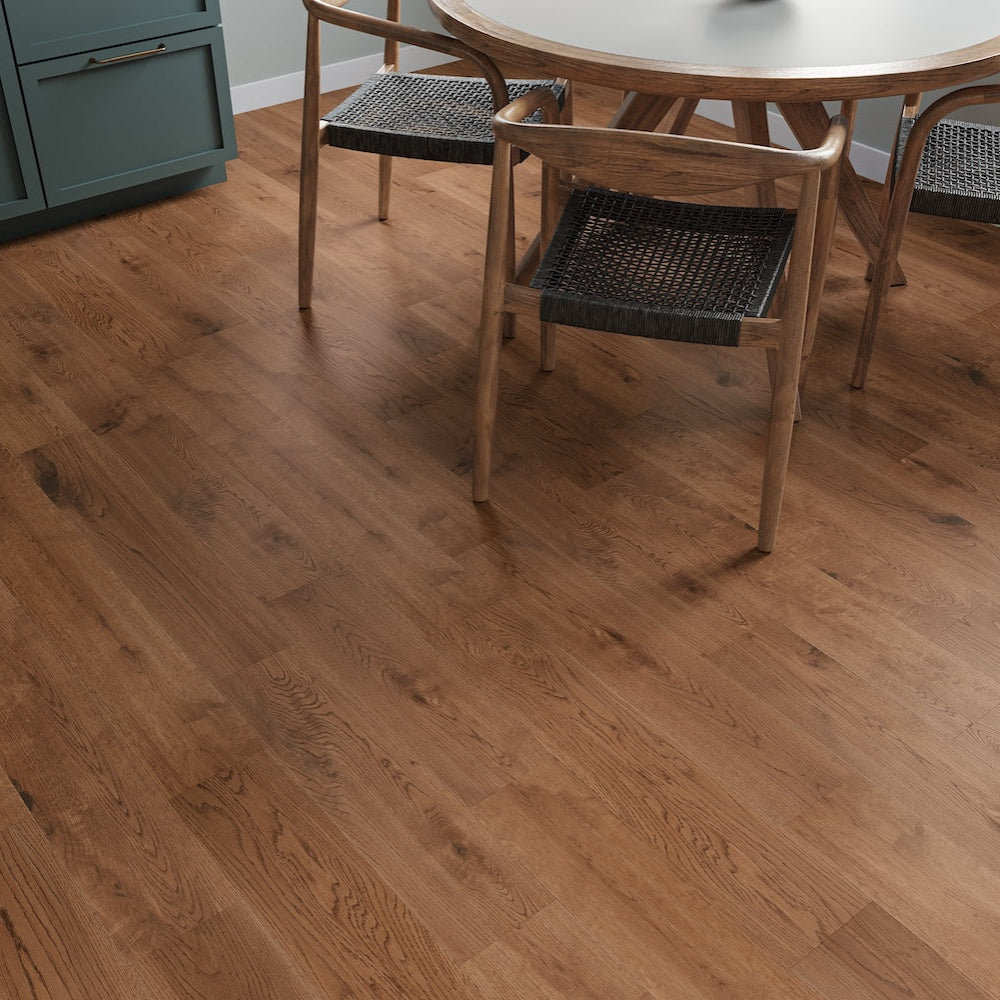 Lusso Florence Golden Handscraped Solid Oak Flooring 150mm