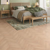 Genoa Invisible Smooth Oiled Rustic Herringbone Solid Oak