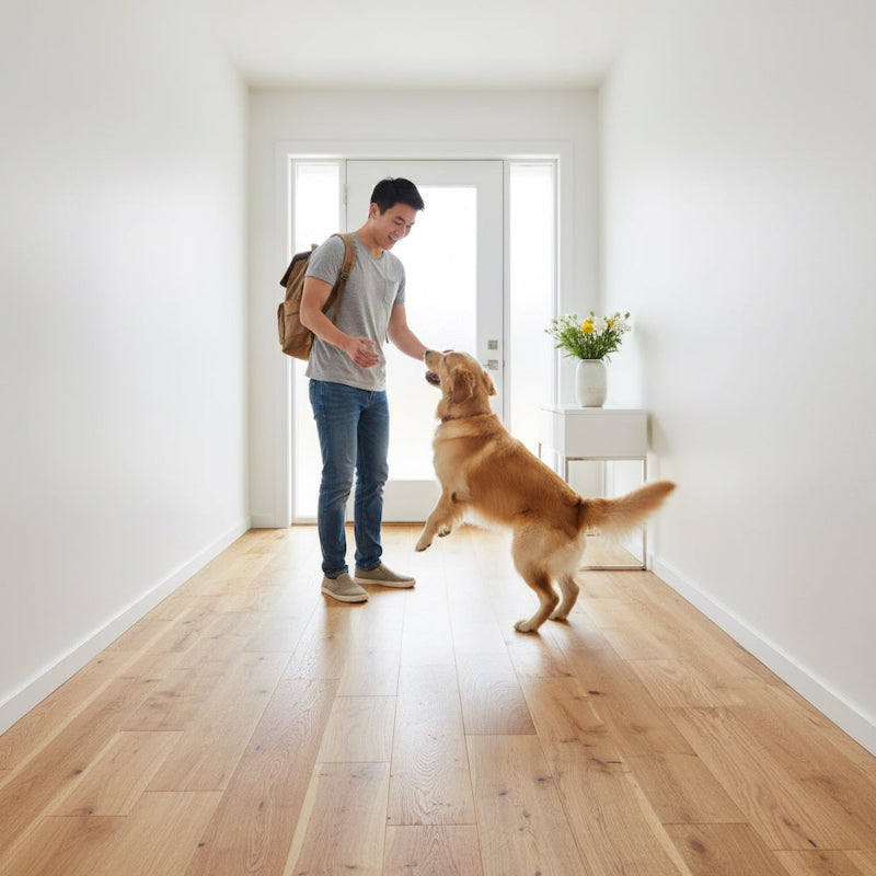 Lusso Messina Brushed & Lacquered Click Engineered Oak 190mm