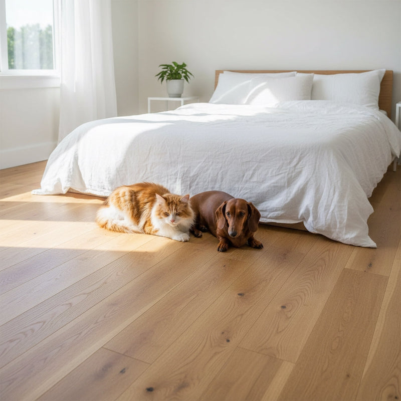 Lusso Messina Brushed & Lacquered Click Engineered Oak 190mm