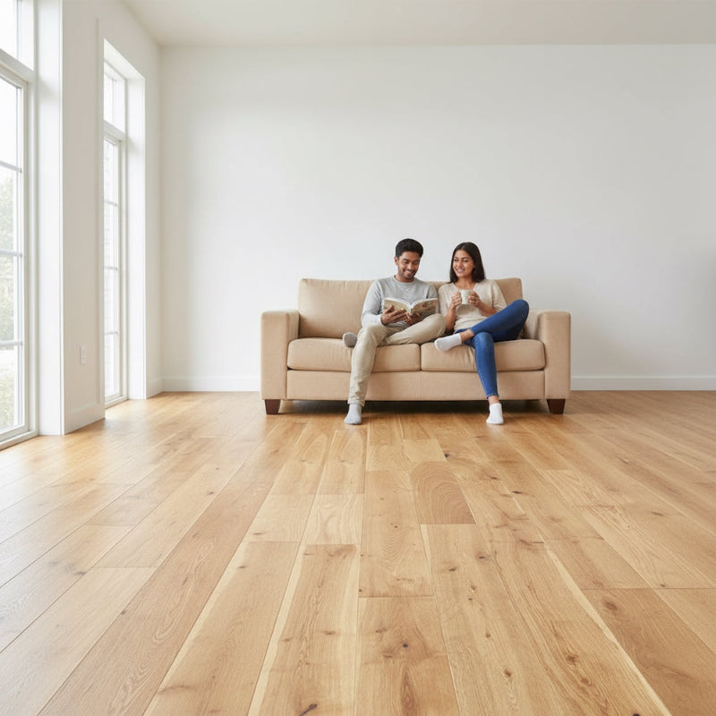 Lusso Messina Brushed & Lacquered Click Engineered Oak 190mm