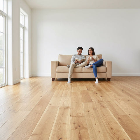 Lusso Messina Brushed & Lacquered Click Engineered Oak 190mm