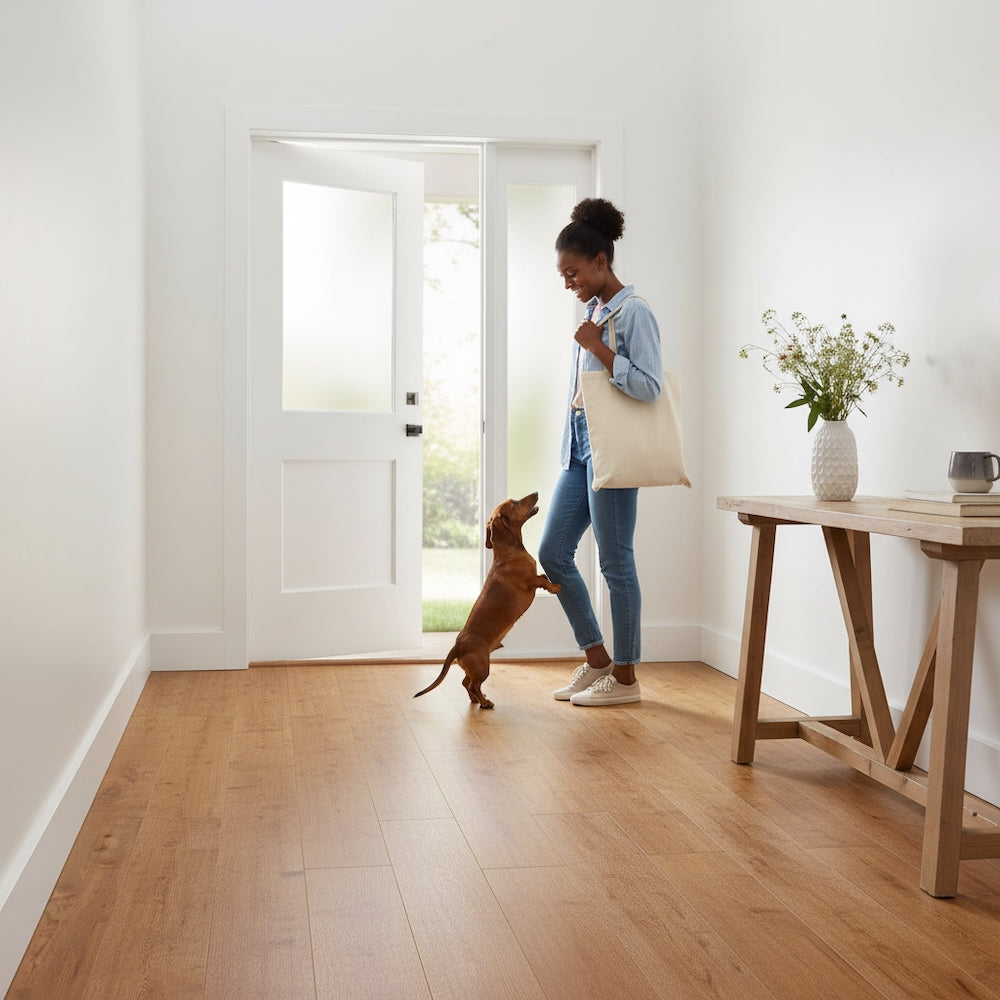 Lusso Messina Golden Brushed & UV Lacquered Click Engineered Oak 190mm