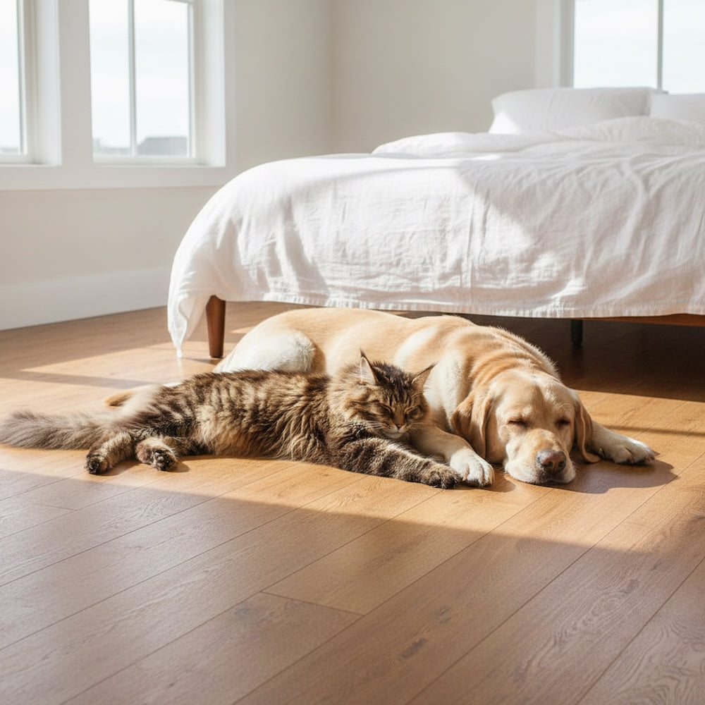 Lusso Messina Golden Brushed & UV Lacquered Click Engineered Oak 190mm
