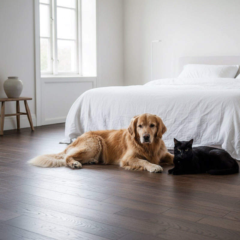Lusso Modena Black Washed Brushed & Lacquered Engineered Oak 125mm