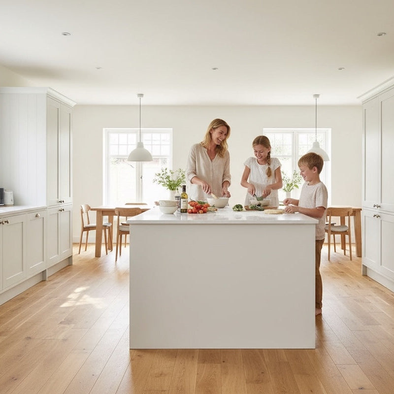 Lusso Modena Brushed & Lacquered Engineered Oak 125mm