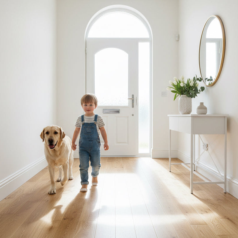 Lusso Modena Natural Lacquered Engineered Oak 125mm