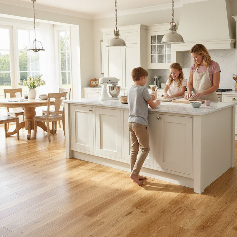 Lusso Modena Natural Lacquered Engineered Oak 125mm