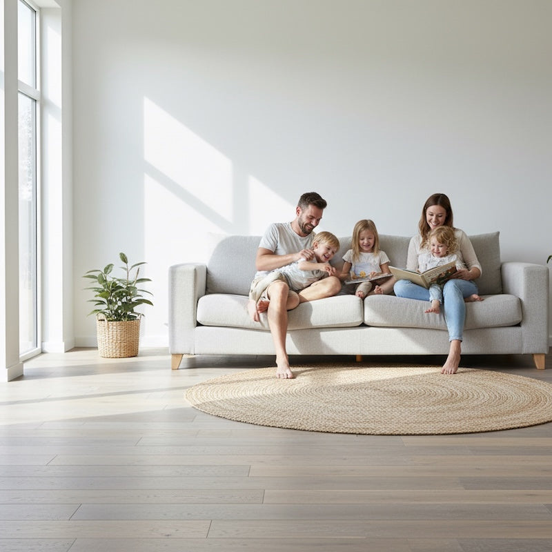 Lusso Modena Smoked Grey Brushed & Oiled Engineered Oak 125mm