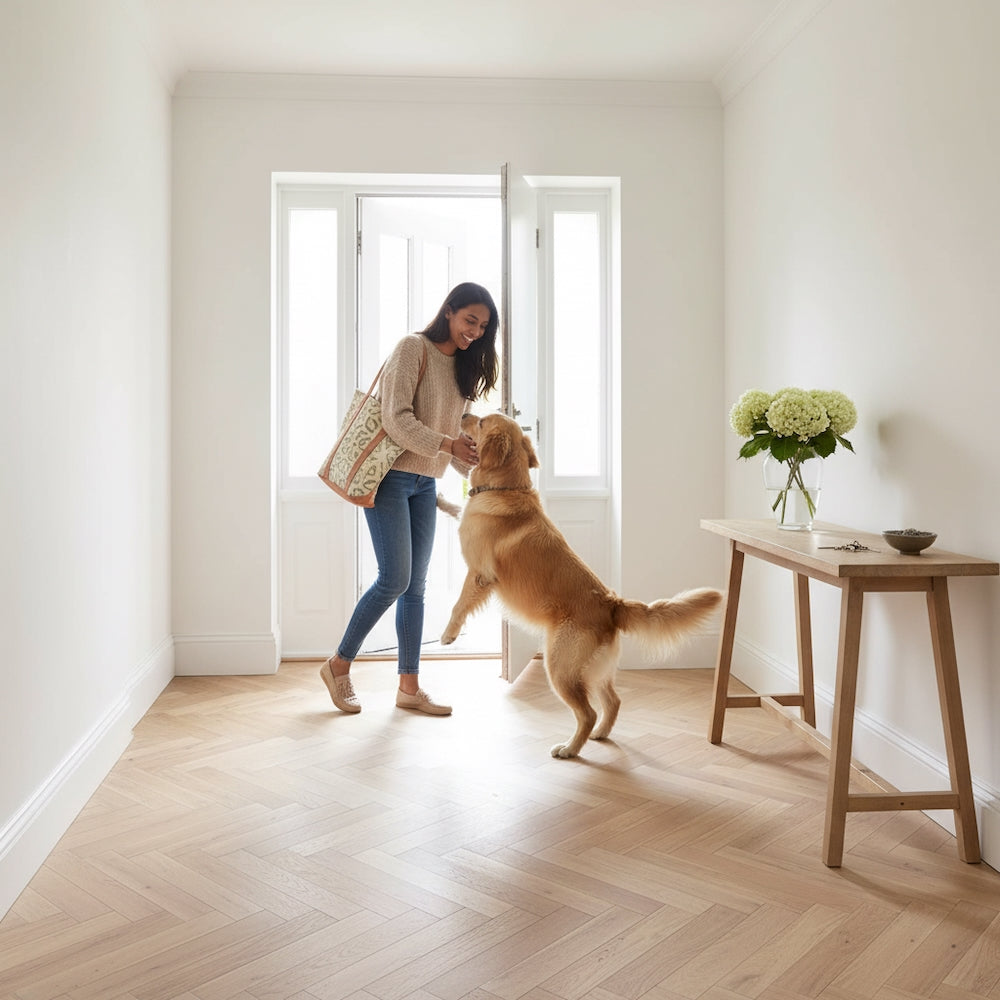 Lusso Novara Herringbone Invisible Engineered Oak