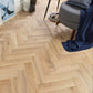 Novara Herringbone Invisible Engineered Oak - (SAMPLE)