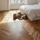Lusso Novara Herringbone Smoked Brushed & Lacquered Engineered Oak
