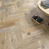 Novara Herringbone Smoked Engineered Oak