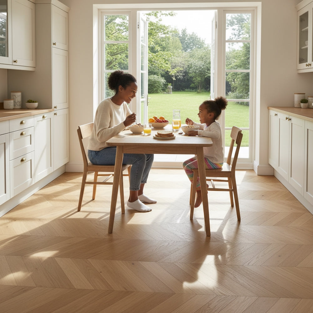 Lusso Novara Luxe Charm Herringbone Engineered Oak