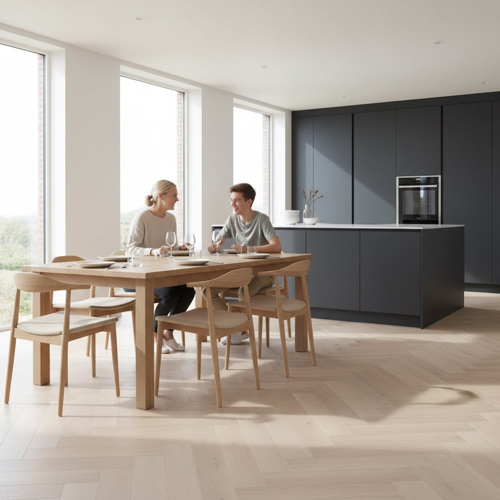 Lusso Novara Luxe Cougar Herringbone Engineered Oak