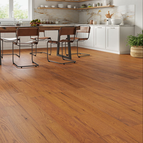 Lusso Novara Luxe Golden Brushed UV Oiled Oak Engineered Wood Flooring