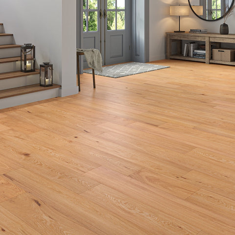 Lusso Novara Luxe Natural Brushed UV Lacquered Oak Engineered Wood Flooring