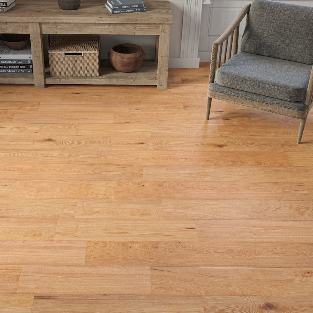 Lusso Novara Luxe Natural Brushed UV Lacquered Oak Engineered Wood Flooring - (SAMPLE)
