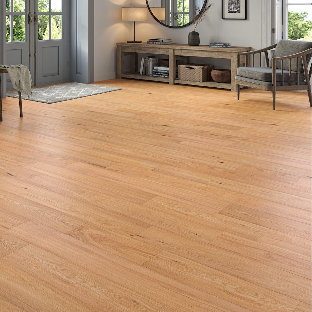 Novara Luxe Natural Brushed UV Lacquered Oak Engineered Wood Flooring - (SAMPLE)