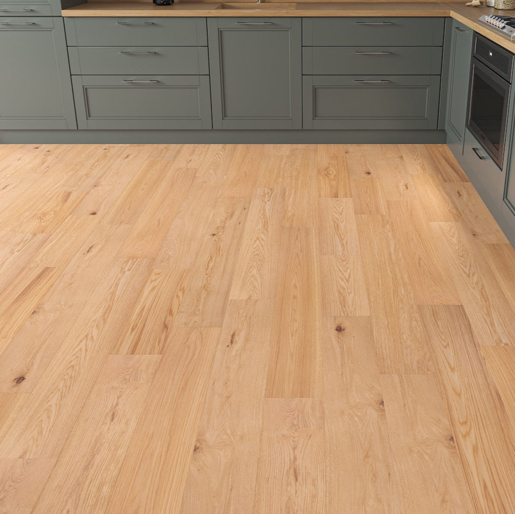 Lusso Novara Luxe Natural Brushed UV Oiled Oak Engineered Wood Flooring