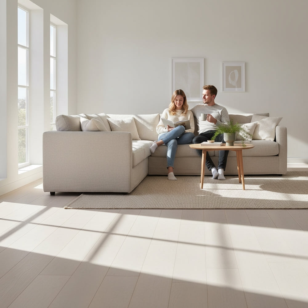 Lusso Novara Luxe Snowdrift White Oiled Oak Engineered Wood Flooring