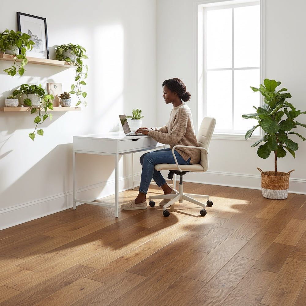Lusso Novara Smoked Brushed & Lacquered Engineered Oak
