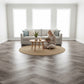 Lusso Flooring Portofino Herringbone Weathered Ash Glue Down LVT Vinyl