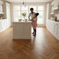 Lusso Rome Herringbone Brushed & Lacquered Golden Engineered Oak