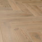 Lusso Rome Herringbone Smoked Grey Brushed & Oiled Engineered Oak