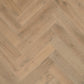 Lusso Rome Herringbone Smoked Grey Brushed & Oiled Engineered Oak