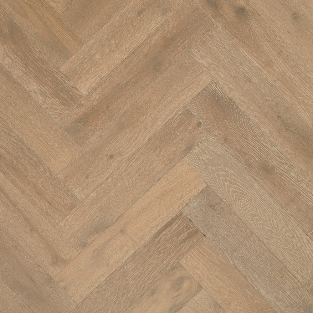 Lusso Rome Herringbone Smoked Grey Brushed & Oiled Engineered Oak