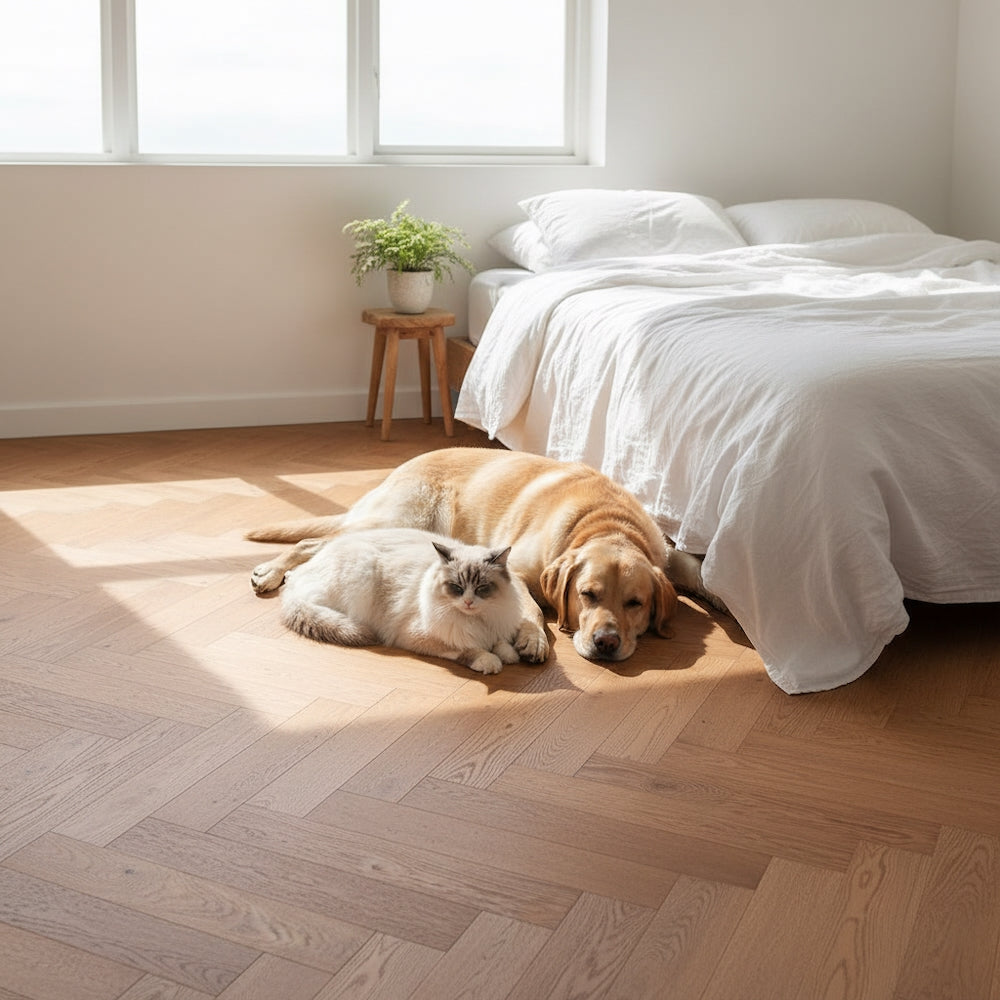 Lusso Rome Xtra Smoked Brushed & Lacquered Engineered Oak