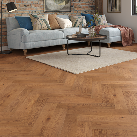 Lusso Rome Xtra Smoked Brushed & Lacquered Engineered Oak