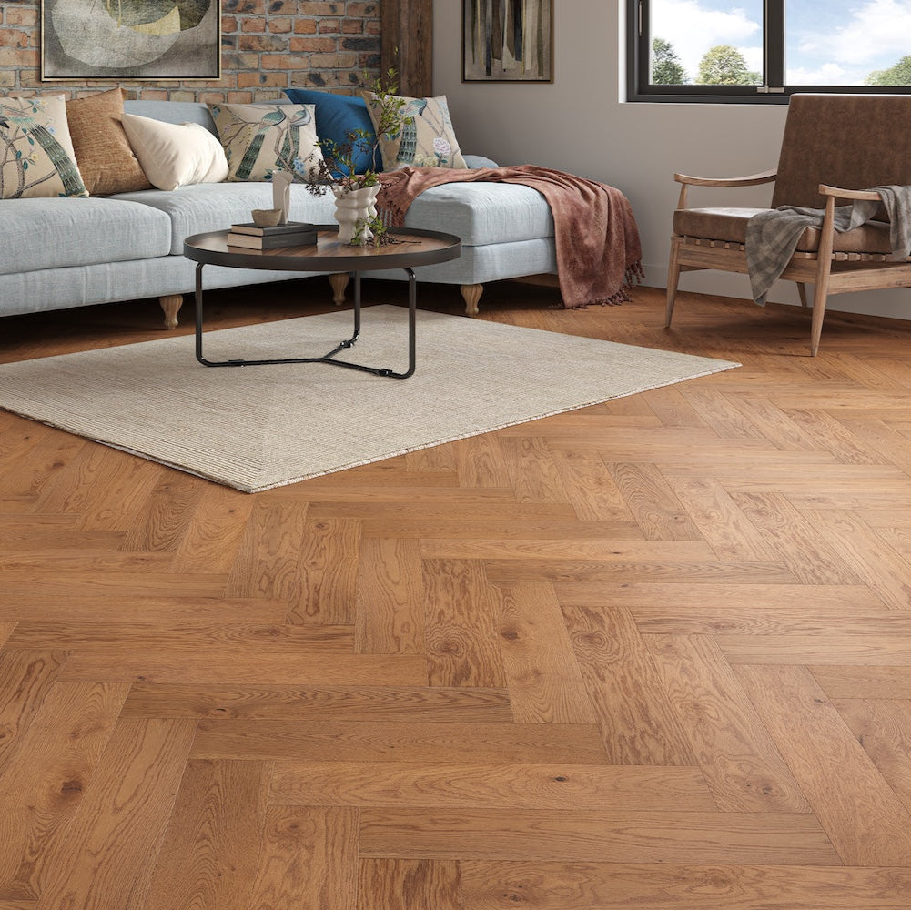 Lusso Rome Xtra Smoked Brushed & Lacquered Engineered Oak