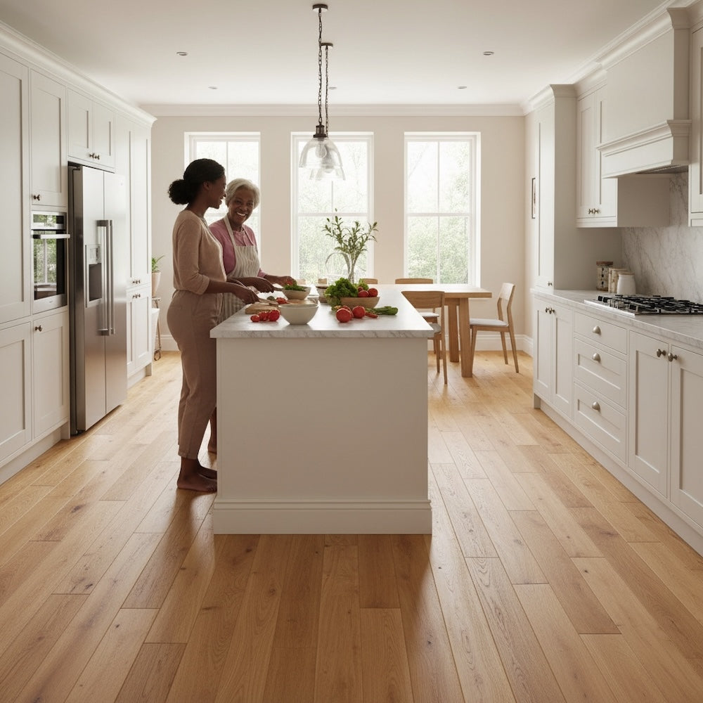Lusso Sorrento Natural Brushed & Oiled Engineered Oak 125mm